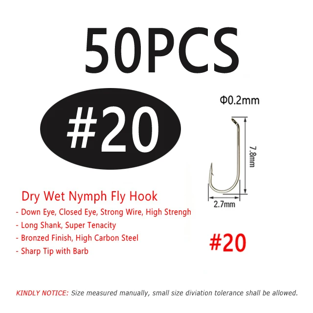50PCS Size 20