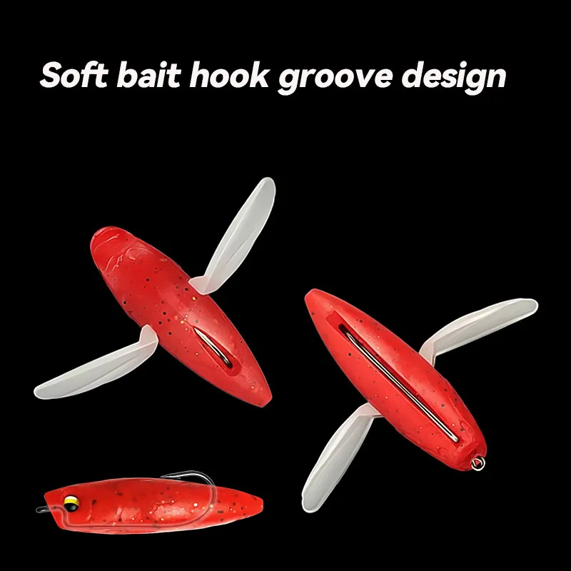 Bazooka-señuelo de pesca de 6,5g/55mm, señuelo de pesca en forma de pájaro, pesca de atún curricán, aparejos de cebo blando - imagen 3