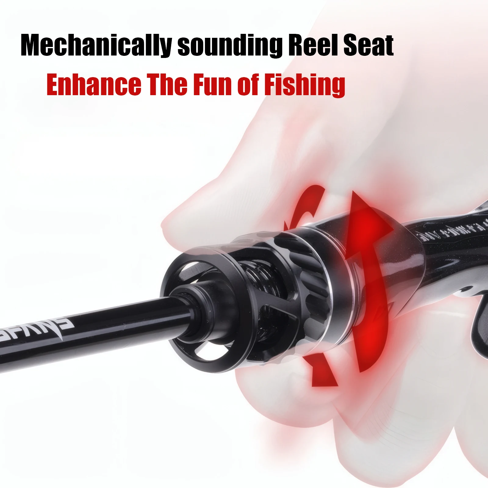 Accesorios para caña de pescar con señuelo de anillo guía FUJI, caña de cebo giratoria ultraligera de fibra de carbono, aparejos de caña de pescar para trucha y carpa - imagen 5