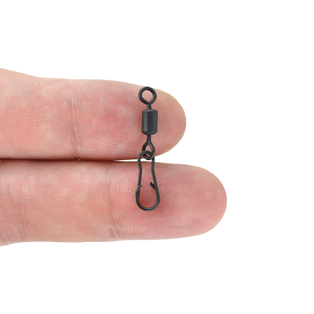 Anzuelo giratorio de pesca de carpa, enganches de enclavamiento, terminal de carpa, 20 unidades, AG141 - imagen 2