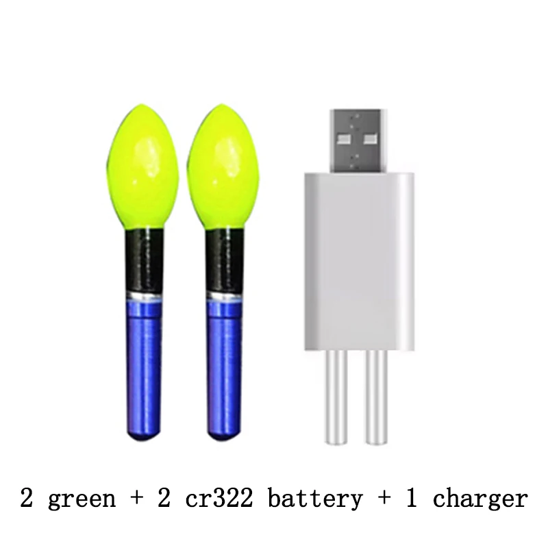green and 1 charger