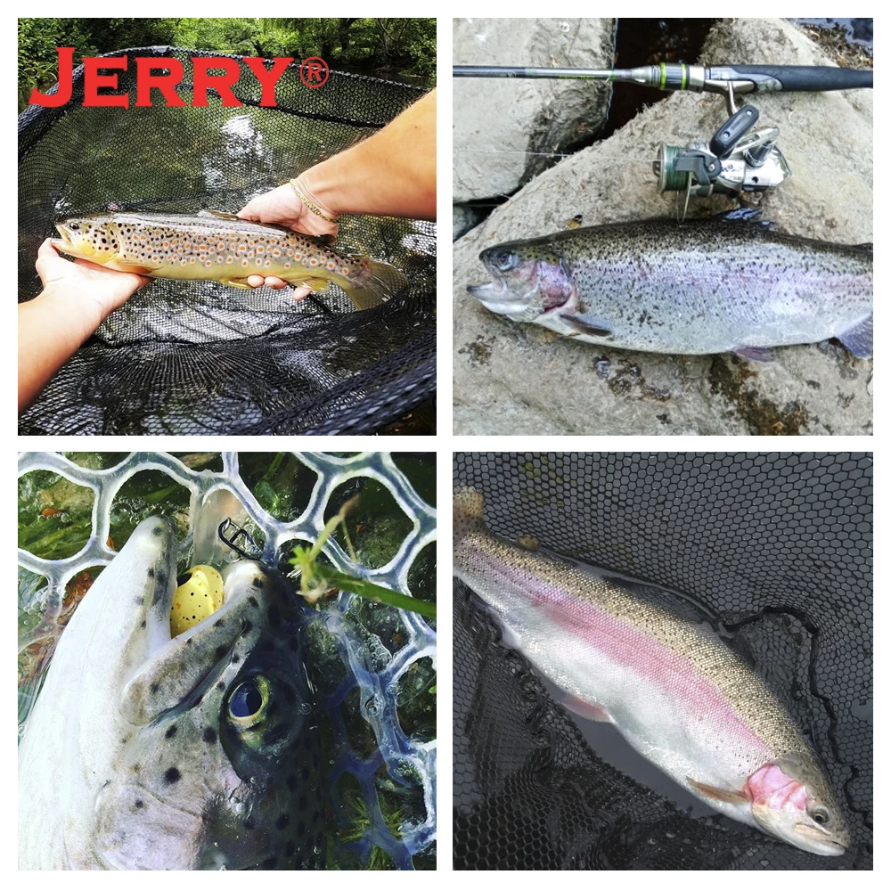 Jerry Competitor Señuelos de trucha Flotante Buceo profundo Crank Wobbler Cebo duro Enchufe Spinning Pesca Señuelo Resplandor UV Colores StreamLake - imagen 5