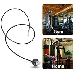 Carrete de Cable ajustable para gimnasio en casa, dispositivo de Cable de alta resistencia, manguera de gimnasio portátil con cable, juego de Cable de polea para ejercicio, entrenamiento muscular, 8 Uds.