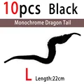 L 10pcs Black