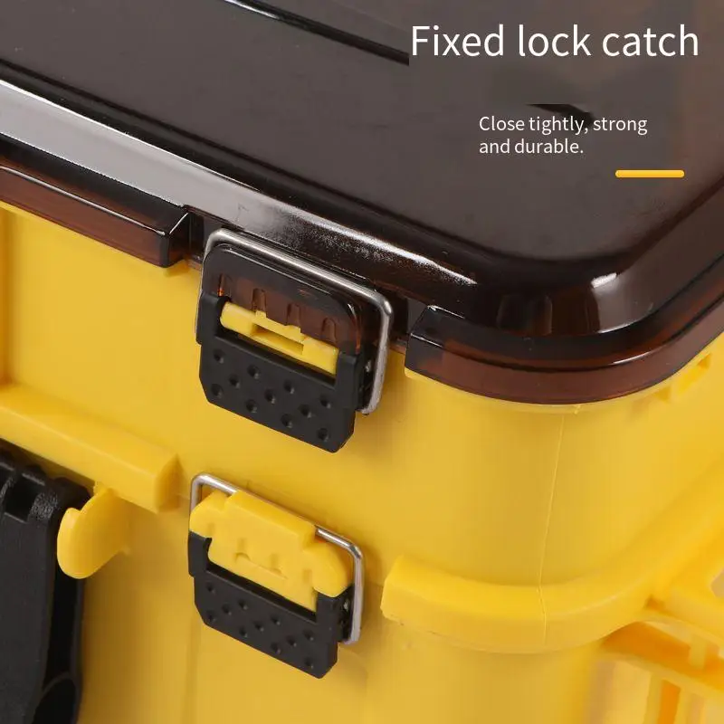 Caja de pesca doble capa portátil – Almacenaje señuelos y accesorios - imagen 5