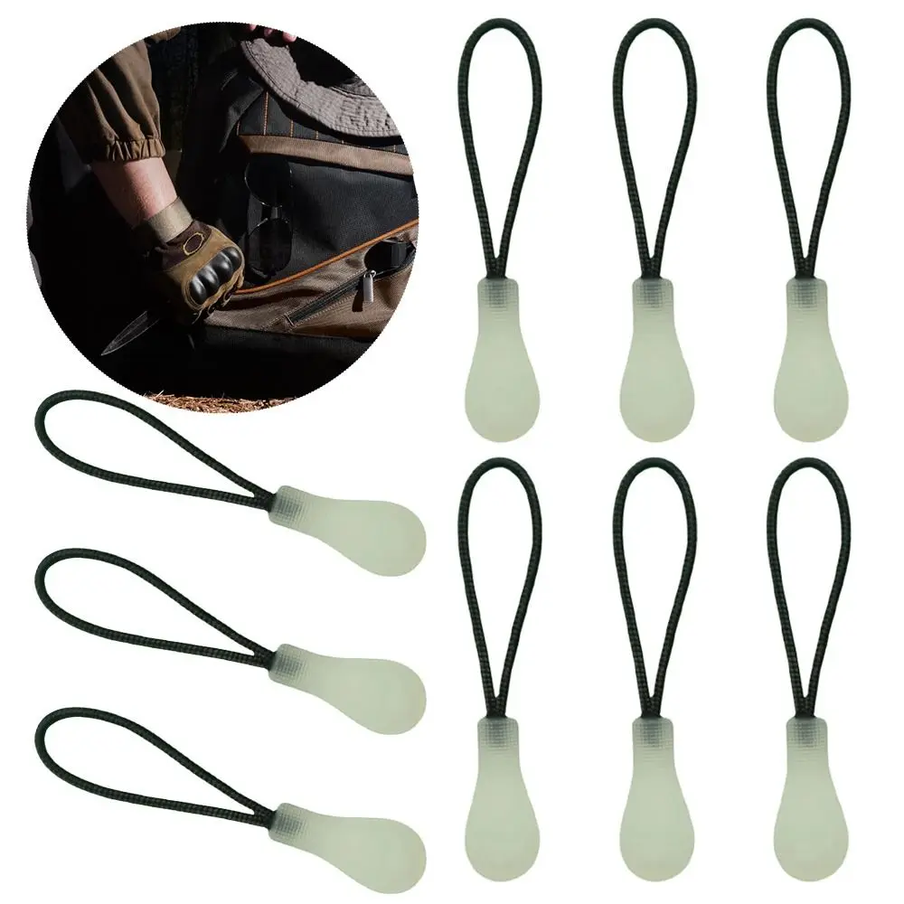 Maleta de viaje con cremallera, tirador de cuerda con extremos luminosos, reemplazo para maleta, tienda de campaña - imagen 4