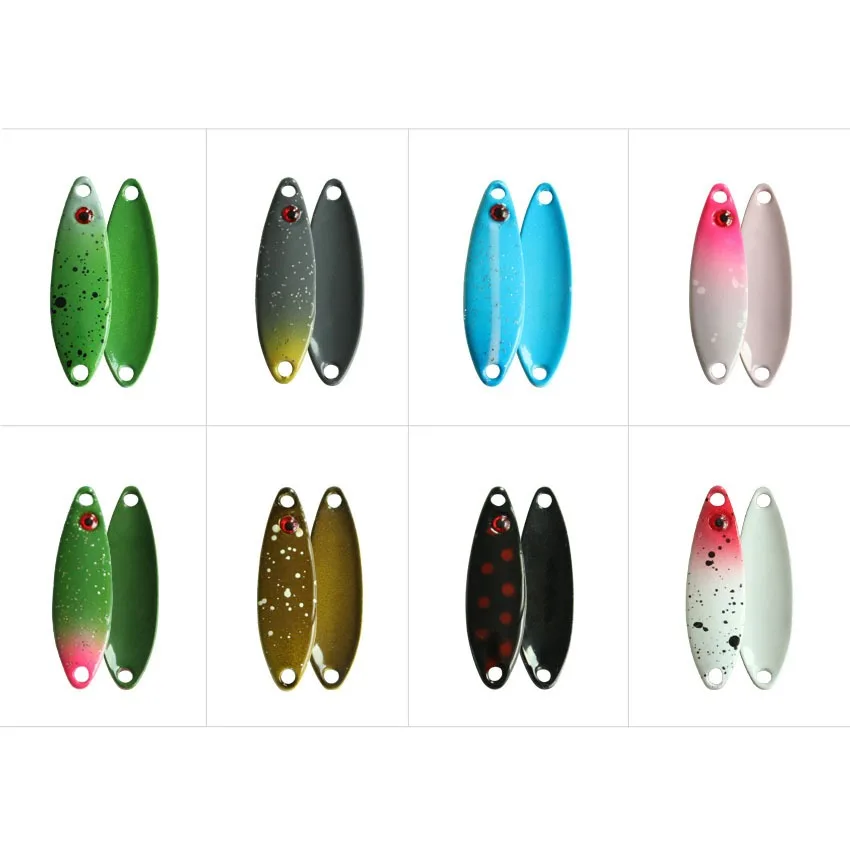 Spoonbait Cuchara Spinner UV Mustard 2g 30mm para Trucha y Lubina - imagen 3