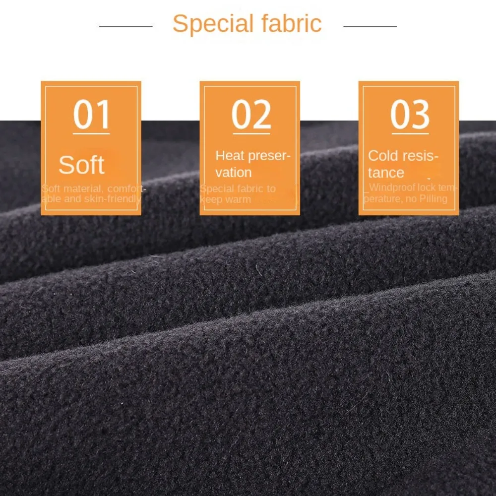 Mascarilla facial cálida de invierno, máscara de esquí, tocado a prueba de frío, tubo de cuello Polar, calentador de orejas, bufanda deportiva cálida - imagen 4