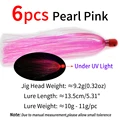6pcs Pearl Pink