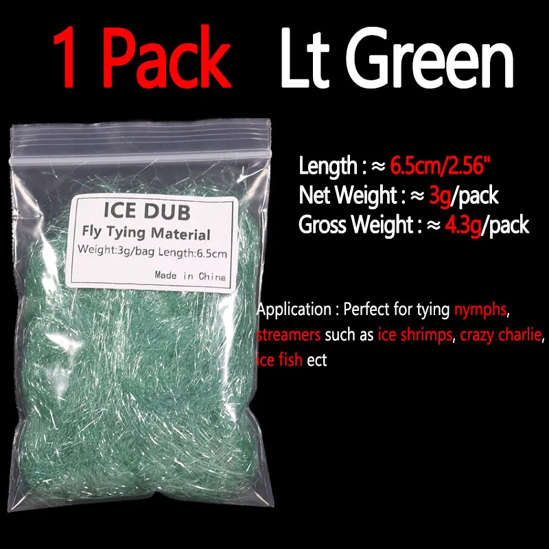 1 Pack Lt Green