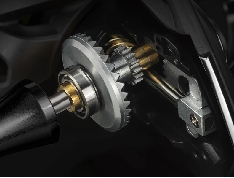 Carrete de pesca de tiro lejano GL2800-7800 serie 5 + 1BB carrete de Metal giratorio 12KG arrastre máximo señuelo para exteriores rueda fundida - imagen 2