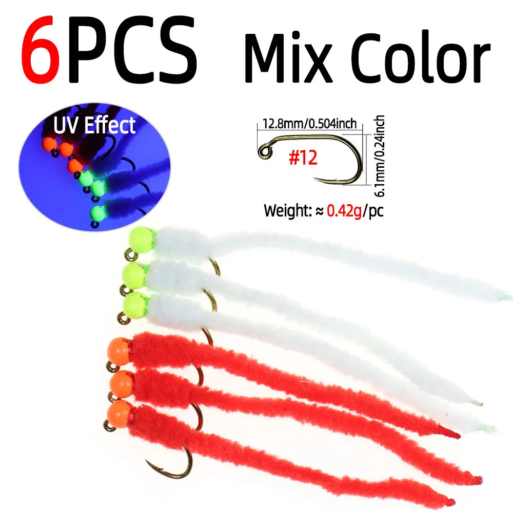 6pcs Mix Color