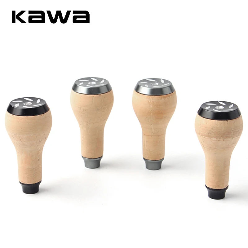 Kawa-mango de carrete de pesca, perilla de madera suave para carrete D/S, incluye 2 uds., longitud de rodamiento, 53mm de peso, 11 g/unidad, accesorio de perilla de carrete DIY, 1 ud. - imagen 3