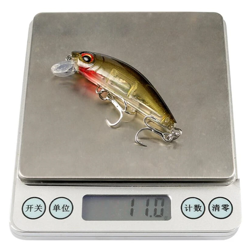 Señuelo de pesca de pececillos, cebo Artificial duro que se hunde, carpas, Crankbait, aparejos de pesca, 7cm, 11g, 1 unidad - imagen 3