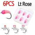 6pcs Lt Rose