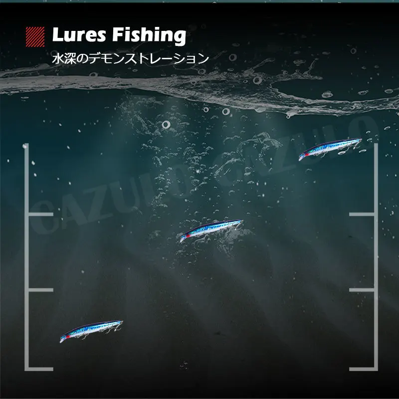 Señuelo de pesca de pececillo de hundimiento, equipo de pesca de largo alcance, 2022mm, 26g, Isca, Artificial, Peche A La carpa, Leurre, 140 - imagen 4