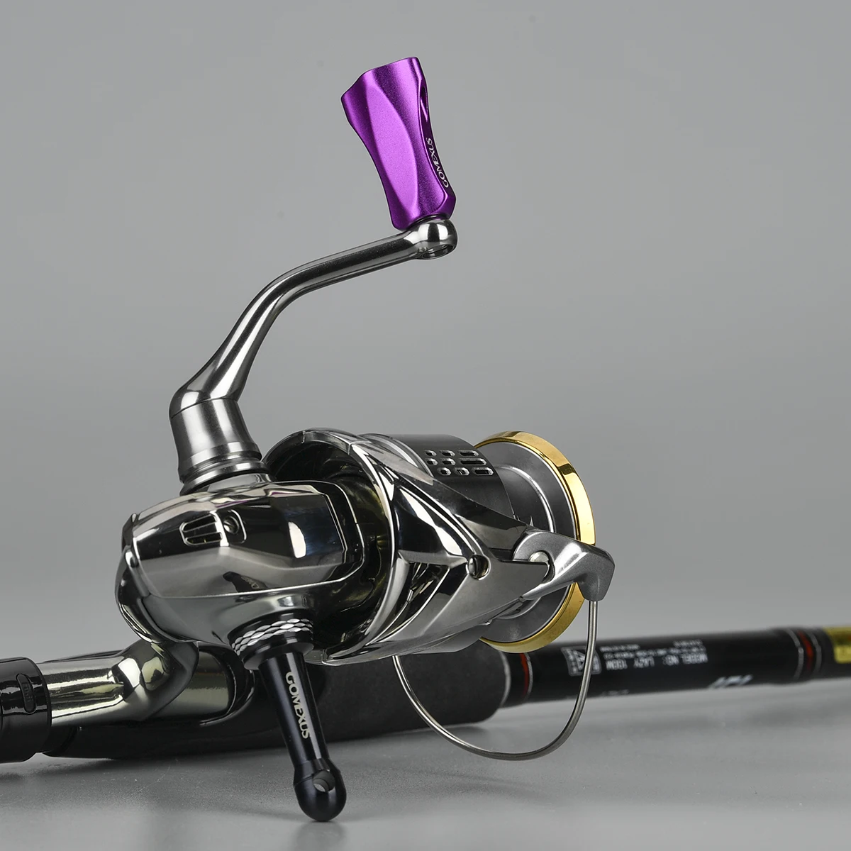 Gomexus, 1 pieza, perilla giratoria de aleación de aluminio con mango de carrete de 21mm para Shimano Stradic Vanford Ultegra Daiwa Fuego LT Exist Baitcasting - imagen 4