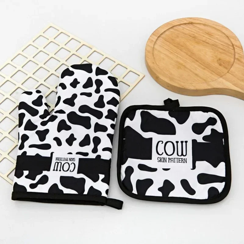 Guantes para horno, guantes para horno microondas con estera, guantes resistentes a altas temperaturas, herramientas de cocina para hornear, utensilios para hornear, barbacoa - imagen 5