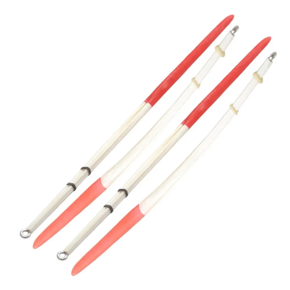 NGB 10 Uds 18cm flotador de pluma de pavo real flotador de pesca Bobber con anillos para pesca flotadores aparejos de pesca - imagen 4