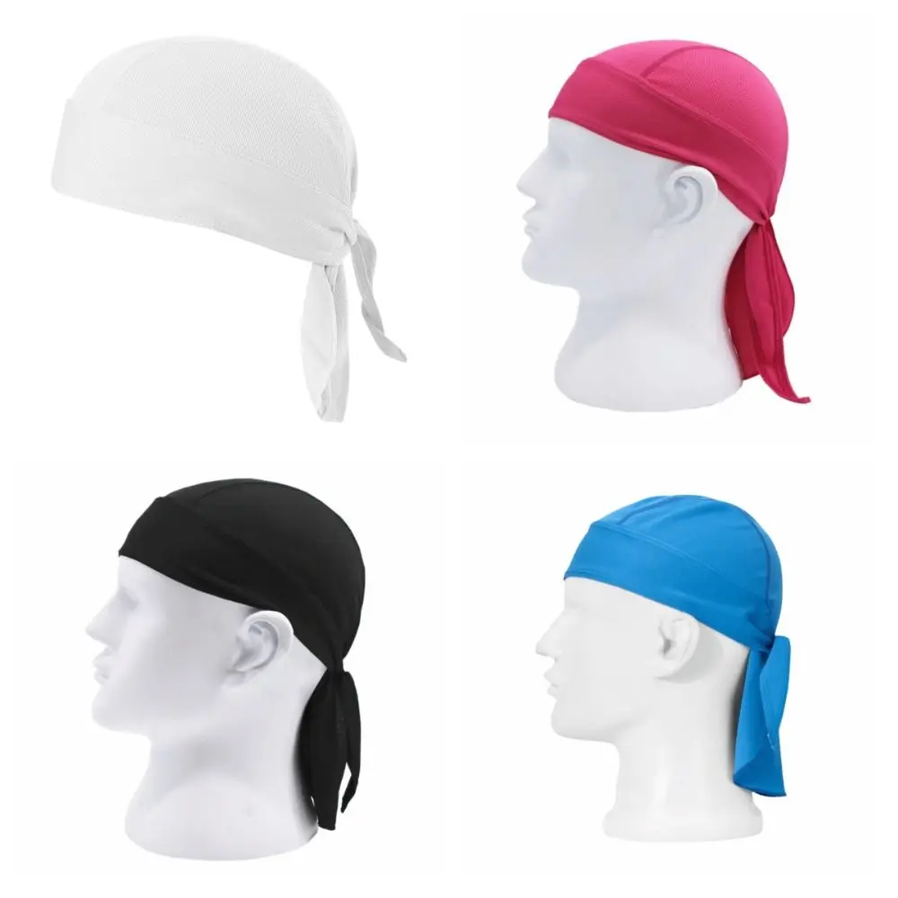 Gorro absorbente de sudor para bicicleta, pañuelo Multicolor de poliéster para la cabeza, diadema para ciclismo, 2 uds. - imagen 4