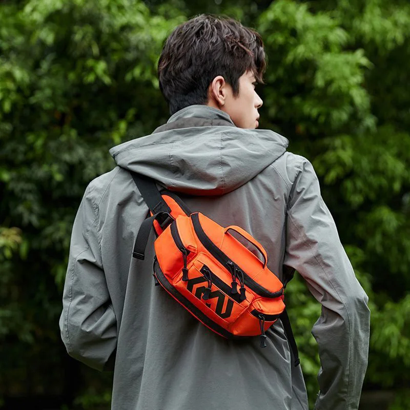Riñonera táctica de pesca – Bolso pecho multibolsillos para hombre - imagen 4