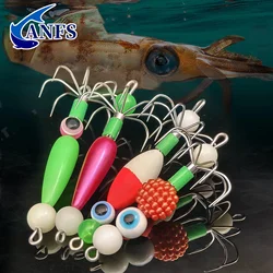 Jig de Calamar y Pulpo Fluorescente – Cebo para Mar