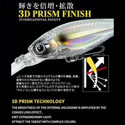 Señuelos Crankbait pececillo flotante buceo profundo lubina agua salada