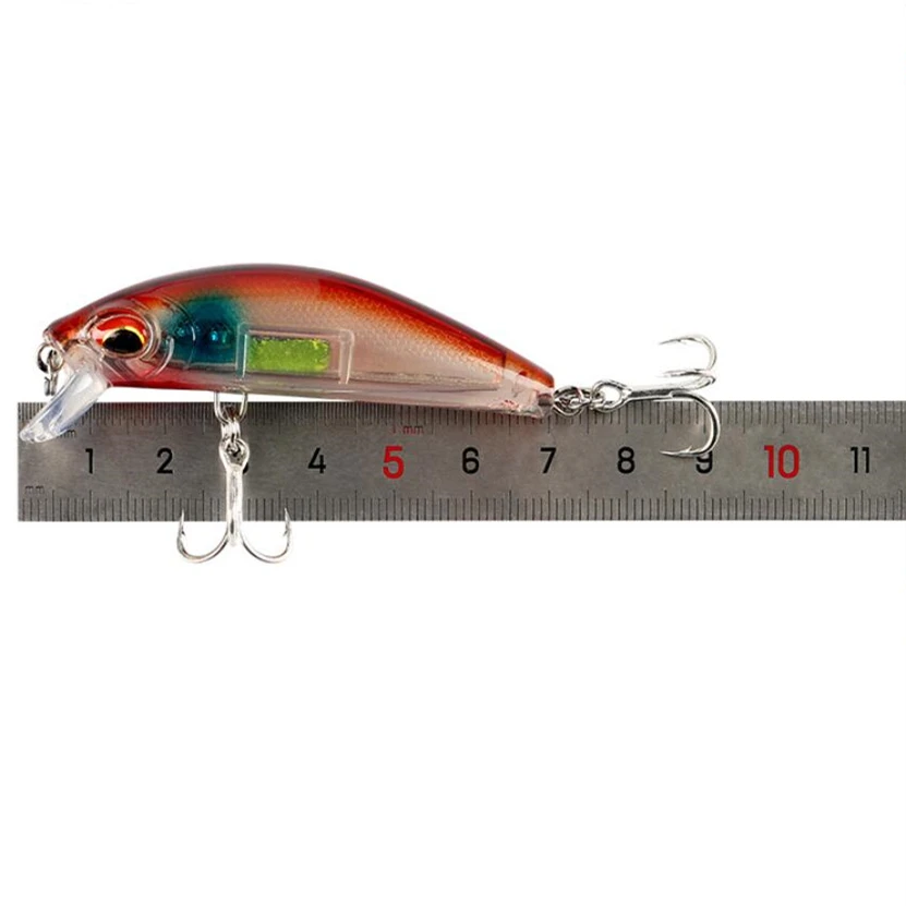 Señuelo de pesca de pececillos, cebo Artificial duro que se hunde, carpas, Crankbait, aparejos de pesca, 7cm, 11g, 1 unidad - imagen 4