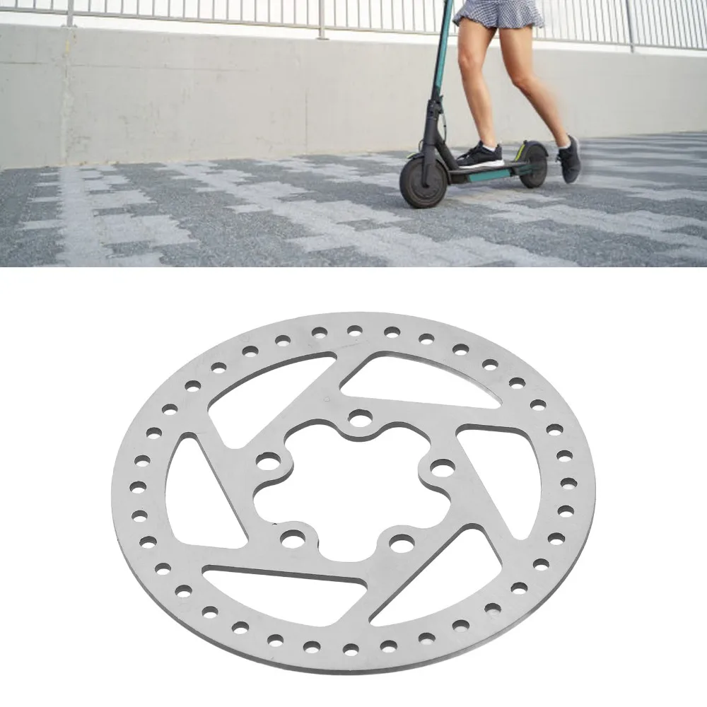 Freno de disco de patinete eléctrico de 110mm de diámetro, acero inoxidable con 5 pernos, Rotor de freno de disco, 5 orificios para GOTRAX y Xiaomi M365 - imagen 2
