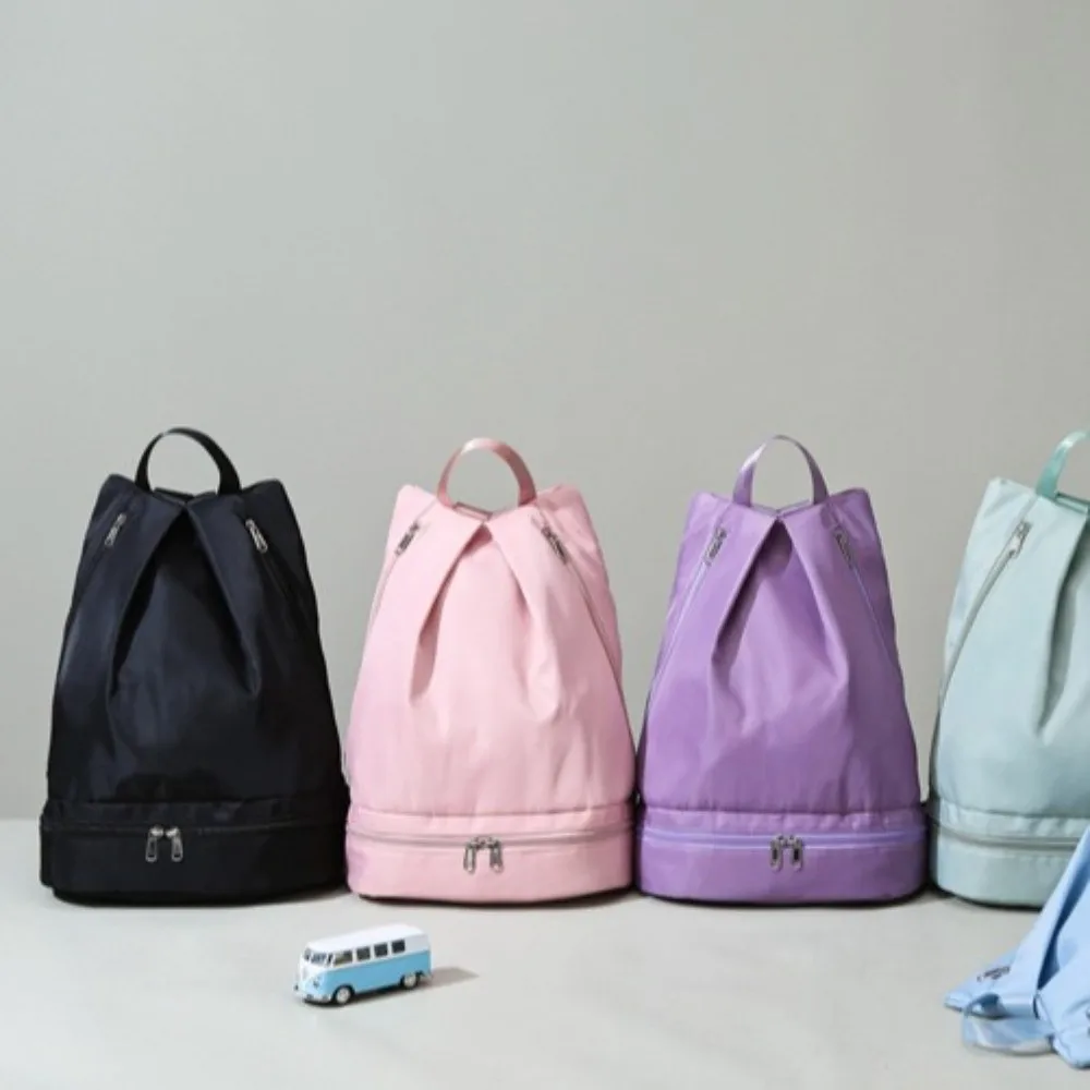 Bolsa de Fitness impermeable con separación en seco y húmedo, mochila con cremallera de gran capacidad, bolsa de natación, bolsa portátil a prueba de salpicaduras para baloncesto y fútbol - imagen 3