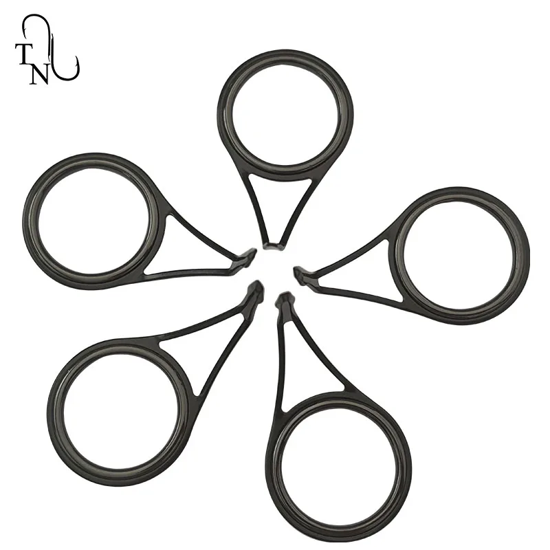 Guías de caña de pescar TN78 BOSLSG, anillo de cerámica SIC, reparación de acero inoxidable, componente de construcción de caña de pescar, accesorios de aparejos DIY - imagen 5