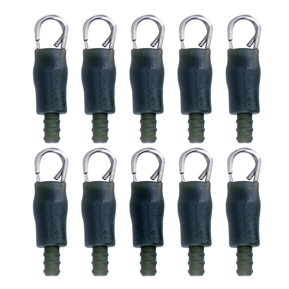 Hirisi 10 Uds. Conectores de alimentador de método de pesca alimentador de cuentas de cambio rápido para aparejo de pelo AH231 aparejos terminales de pesca - imagen 4