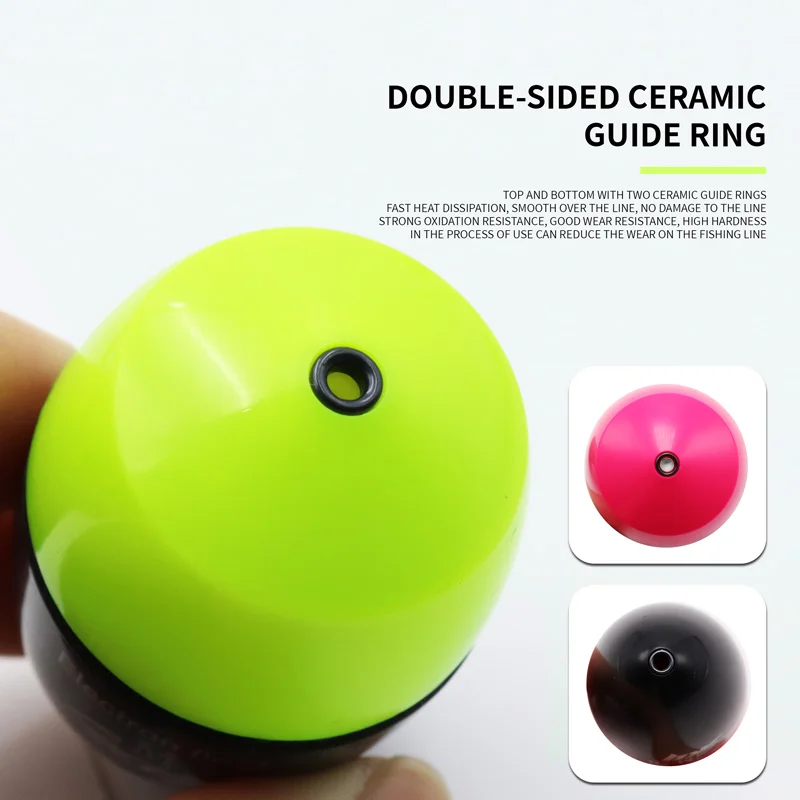 ZYZ flotador de pesca eléctrico Bobber ABS impermeable mar pesca agujero flotador agua salada pesca en roca Abo accesorios de aparejos de deriva - imagen 4