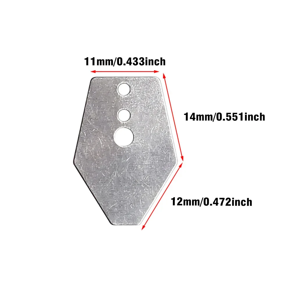Paquete de 40 cuchillas de bailarina de plantilla de natación estándar DIY, cuchillas giratorias Shakee, hoja de bailarina de plantilla Mag - imagen 5