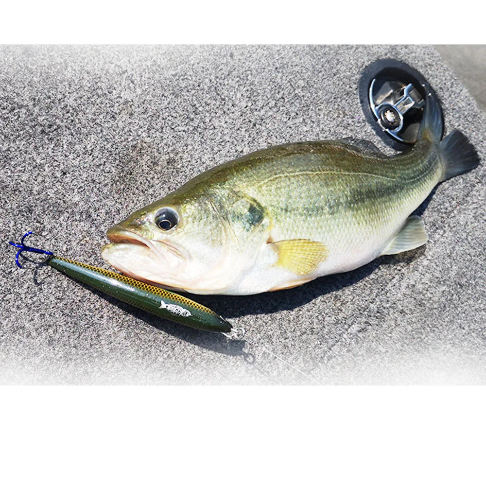 Water Sniper-señuelo de pesca de hundimiento lento, Wobbler, Minnow, 100mm, 10g, lubina, Lucio, agua salada, cebo duro de plástico, accesorios - imagen 5