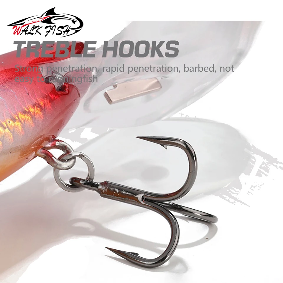Walk Fish Wobbler articulado – Pececillo buceo profundo para curricán - imagen 2