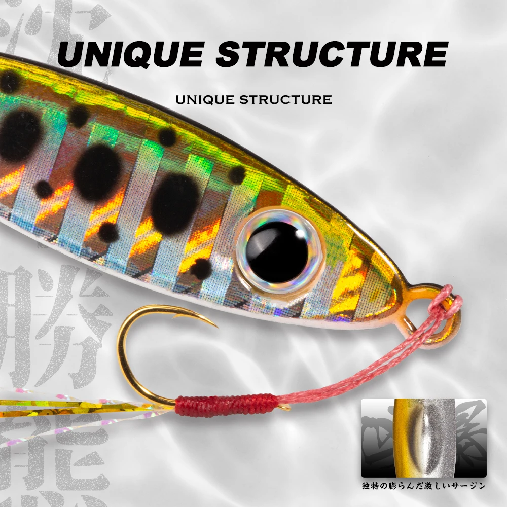 D1 Mini plantilla de Metal cuchara cebo 38mm/10g hundimiento fundición Jigging señuelos bulto trasero Searide Micro señuelo para agua salada y dulce - imagen 3