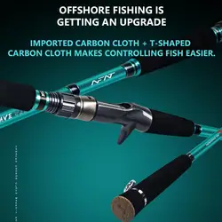 Mavllos WarriorsII Caña de Spinning Carbono MF para Agua Salada