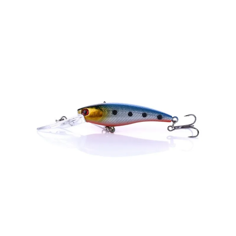 Luya cebo Mino de lengua larga, Micro objeto flotante, gota de largo alcance, cebo duro de plástico pequeño Milo, cebo falso con cuentas de sonido - imagen 5