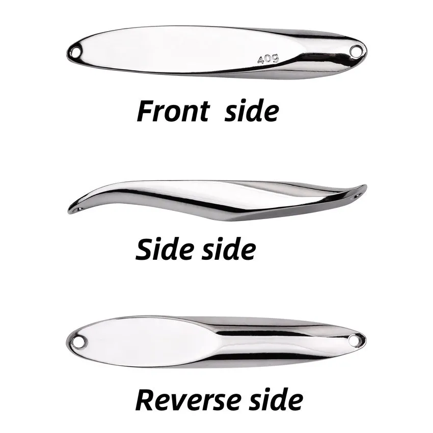 Señuelos de cuchara giratoria de Metal, señuelo de pesca de trucha, lentejuelas duras, Paillette, cebo Artificial, Spinnerbait, herramientas para peces, 5 uds. - imagen 2