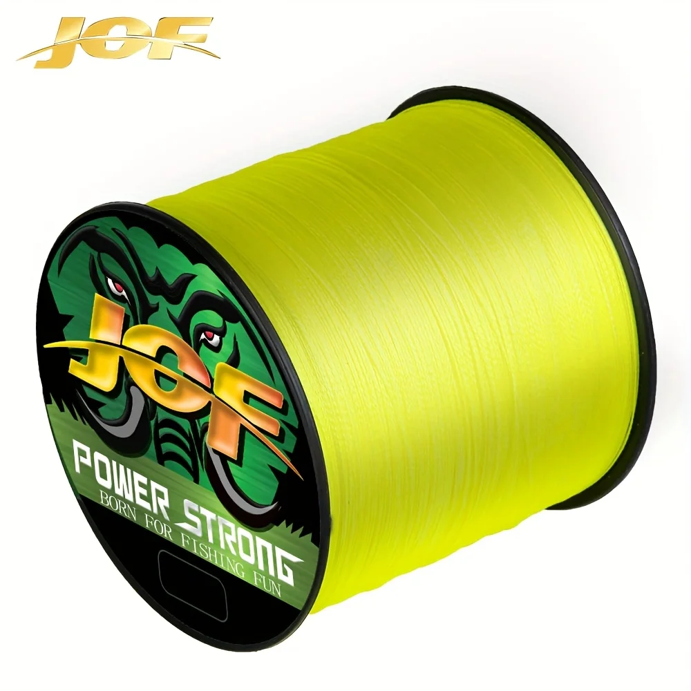 JOF-sedal de pesca trenzado japonés, 4 hebras, multifilamento, 1000M, accesorios de pesca de carpa, línea de Pe de 10-20LB, 4 cables trenzados ﻿ - imagen 4