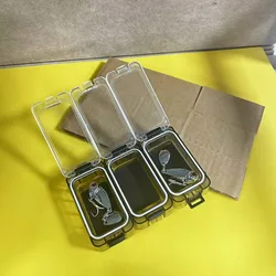 Caja de almacenamiento combinada de separador libre, accesorios de pesca, herramienta de plástico, cebo para barco de pesca en roca Luya, anzuelo de pesca, cebo falso, 2 uds.