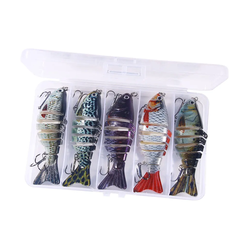 Crankbait Articulado 7 Segmentos – Señuelo Realista Acción Lenta - imagen 2