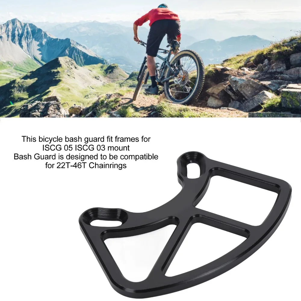 Protector de Cadena de Bicicleta de Aleación de Aluminio, para Platos de 22T-46T, Ligero, para Platos ISCG05/ISCG03 - imagen 4