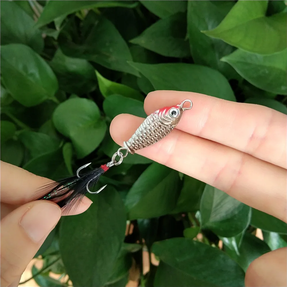 Swolfy-señuelo de pesca de lubina, aparejo de cebo Artificial, 5 piezas, 3cm, 4,7g - imagen 3