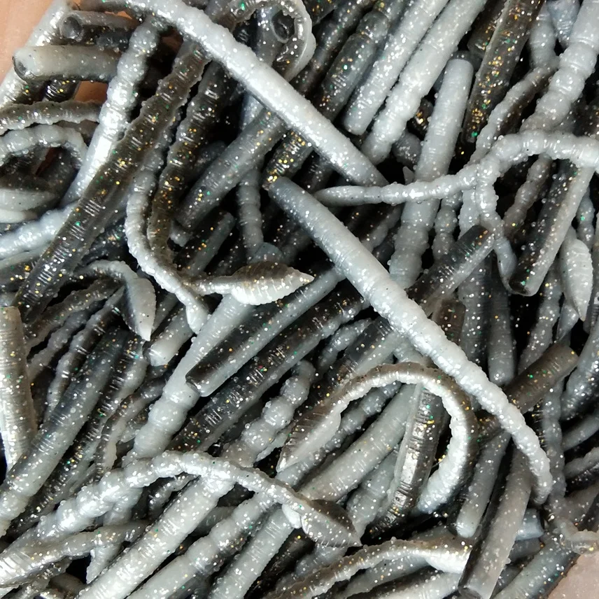 Swolfy Cola de Shad – Señuelos de vinilo TPR flotante para spinning - imagen 5