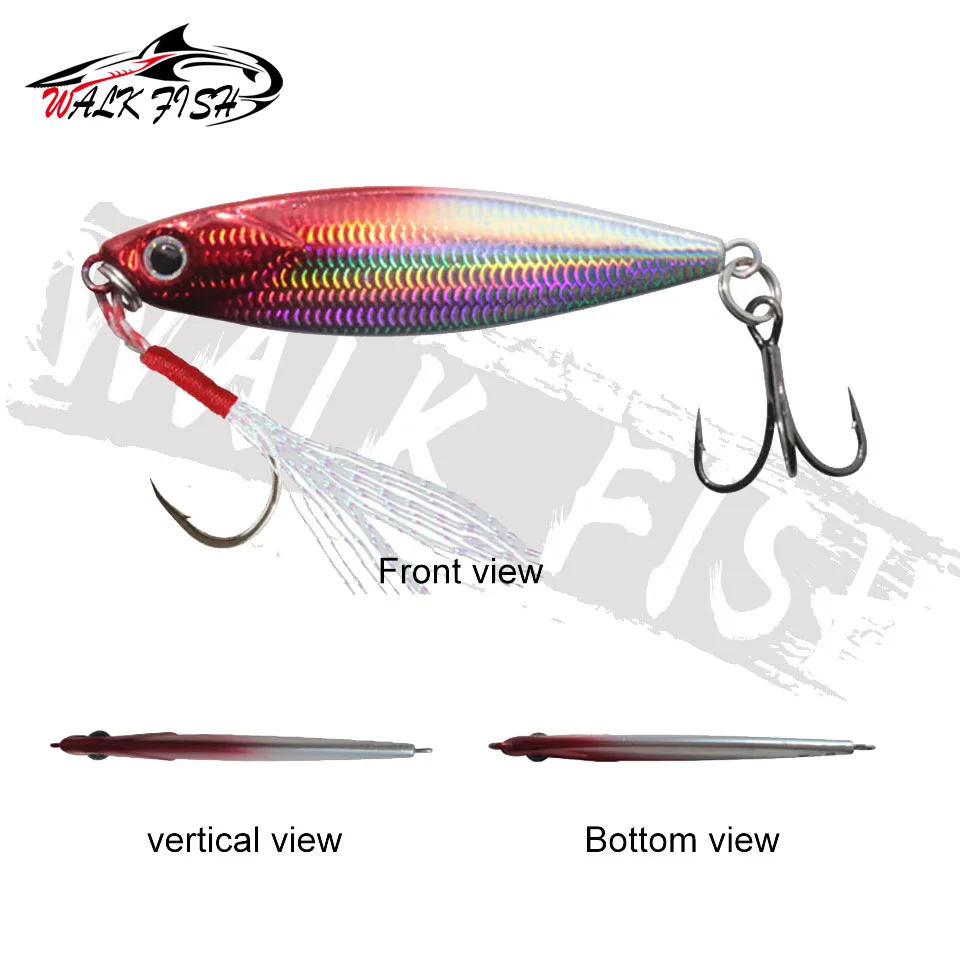 WALK FISH-señuelo de Metal fundido para pesca vertical, cebo Artificial de 7/10/15/20g, aparejo de pesca SwimBait - imagen 4