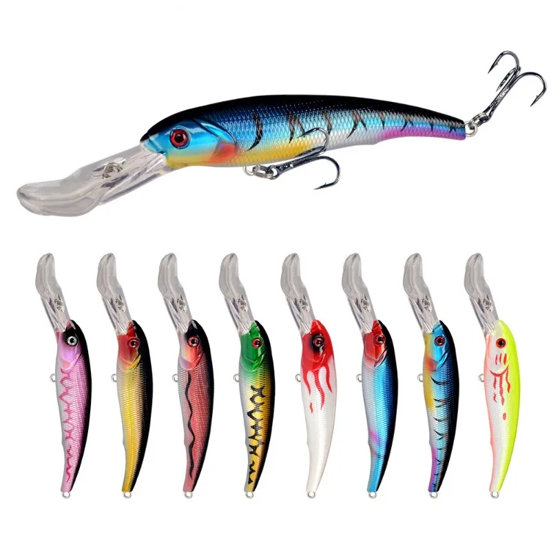 Señuelo Minnow wobbler, cebo artificial, crankbait, Wobbler, 29g, 16,5 cm, 1 parte - imagen 2