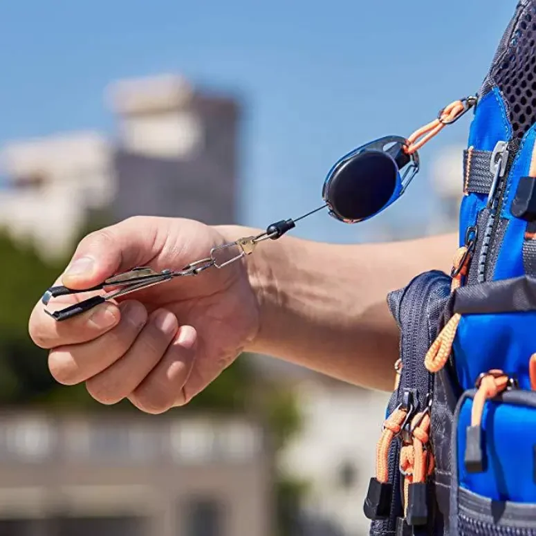 TAKEDO SX03 tijeras de pesca multifuncionales gancho de fricción herramienta de nudo rápido para cortador de línea de pesca con mosca pinza cortadora - imagen 5