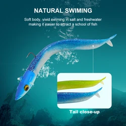 Señuelo Anguila ESFISHING 150mm – Soft bait para captura grande